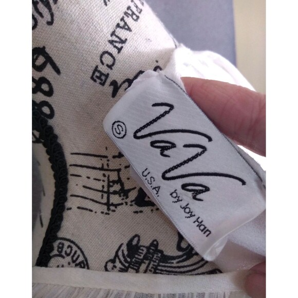 Vava by joy hann dress tassel boho bohemian beach lined small vacation cruise - Picture 5 of 6